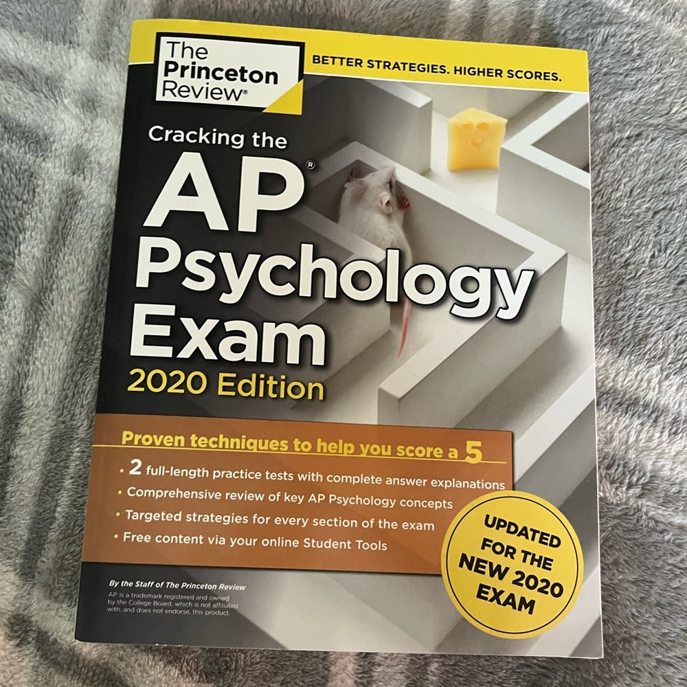 NEW The Princeton Review AP Psychology Exam 2020 Edition Review Book